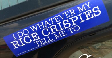 rice krispies bumper sticker